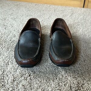 Allen Edmonds Boulder Venetian Driving Moccasin Black Brown Leather Men SZ 9